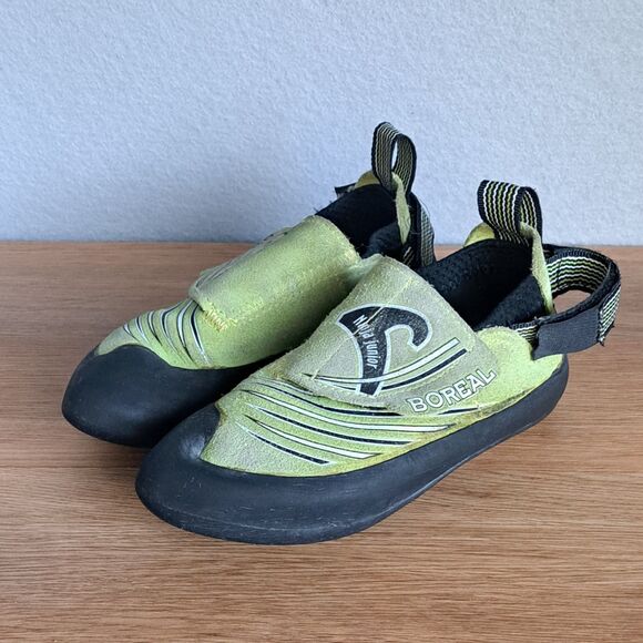 Boreal Ninja Junior Kids’ Size US 12 / EU 29 30 Climbing Shoes Green Spain - Picture 1 of 12